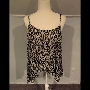 Animal print tank top
